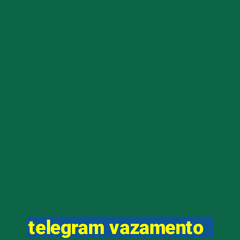 telegram vazamento